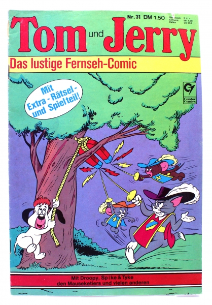 Tom und Jerry - das lustige Fernseh-Comic Nr. 31: Tom und Jerry als Musketiere von Condor